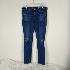 AG Adriano Goldschmied The Legging Ankle Super Skinny Jeans 30R